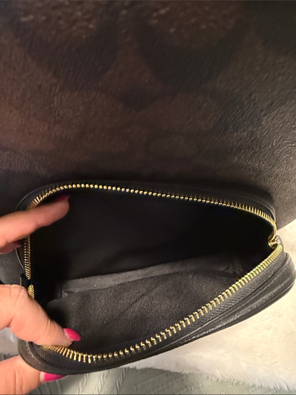 Coach Brown Signature Backpack with Black Leather Trim - Picture 11 of 14
